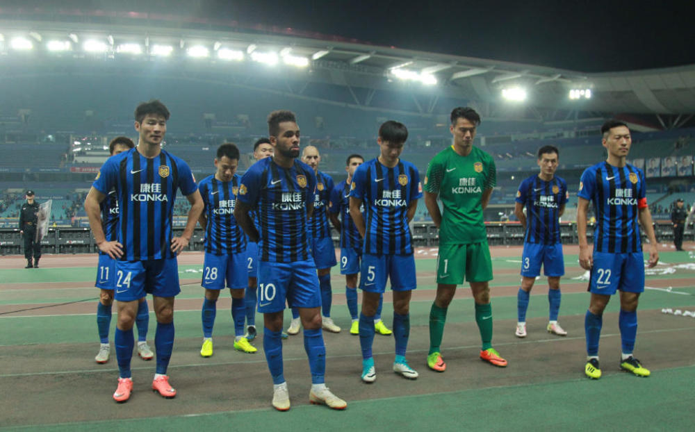 苏宁主场1-1逼平重庆，积分榜位置不变