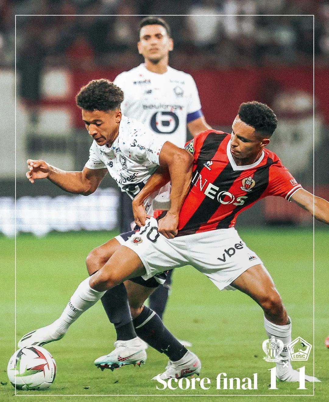 尼斯主场迎战第戎的比赛激烈异常