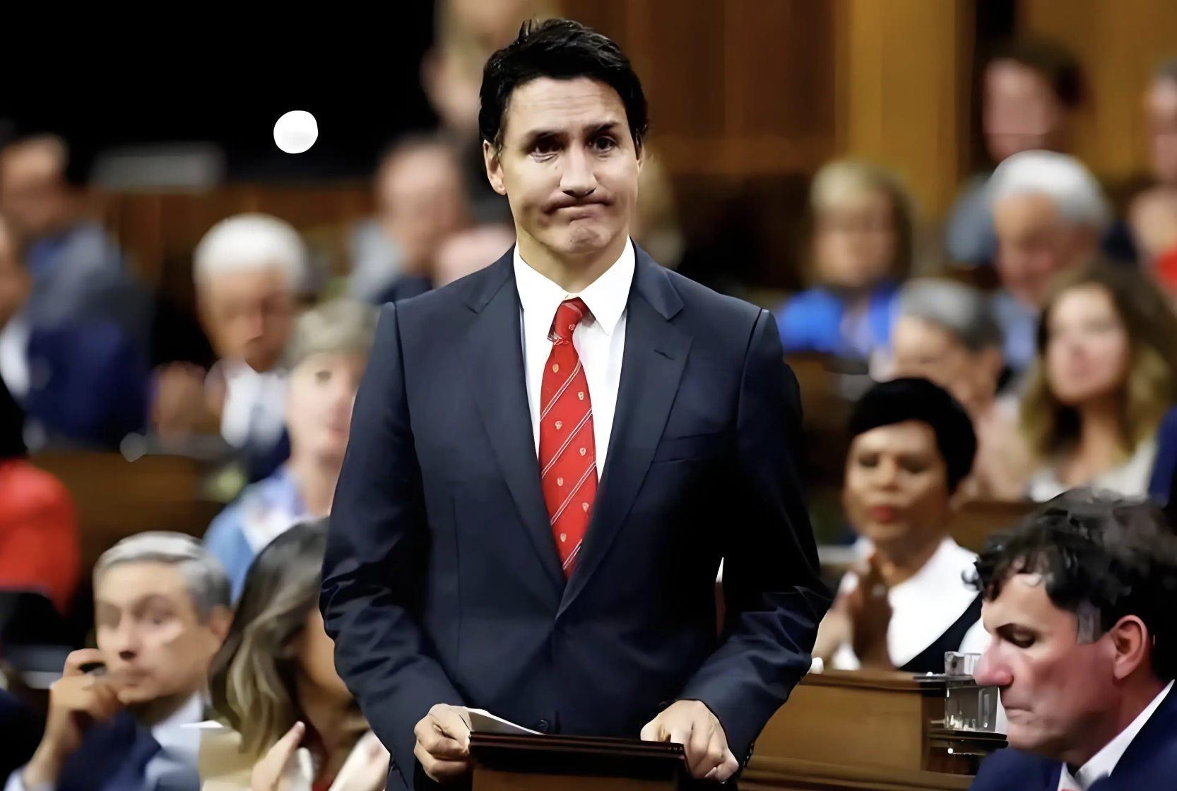 加拿大代表团集体亮相，乐观豪迈